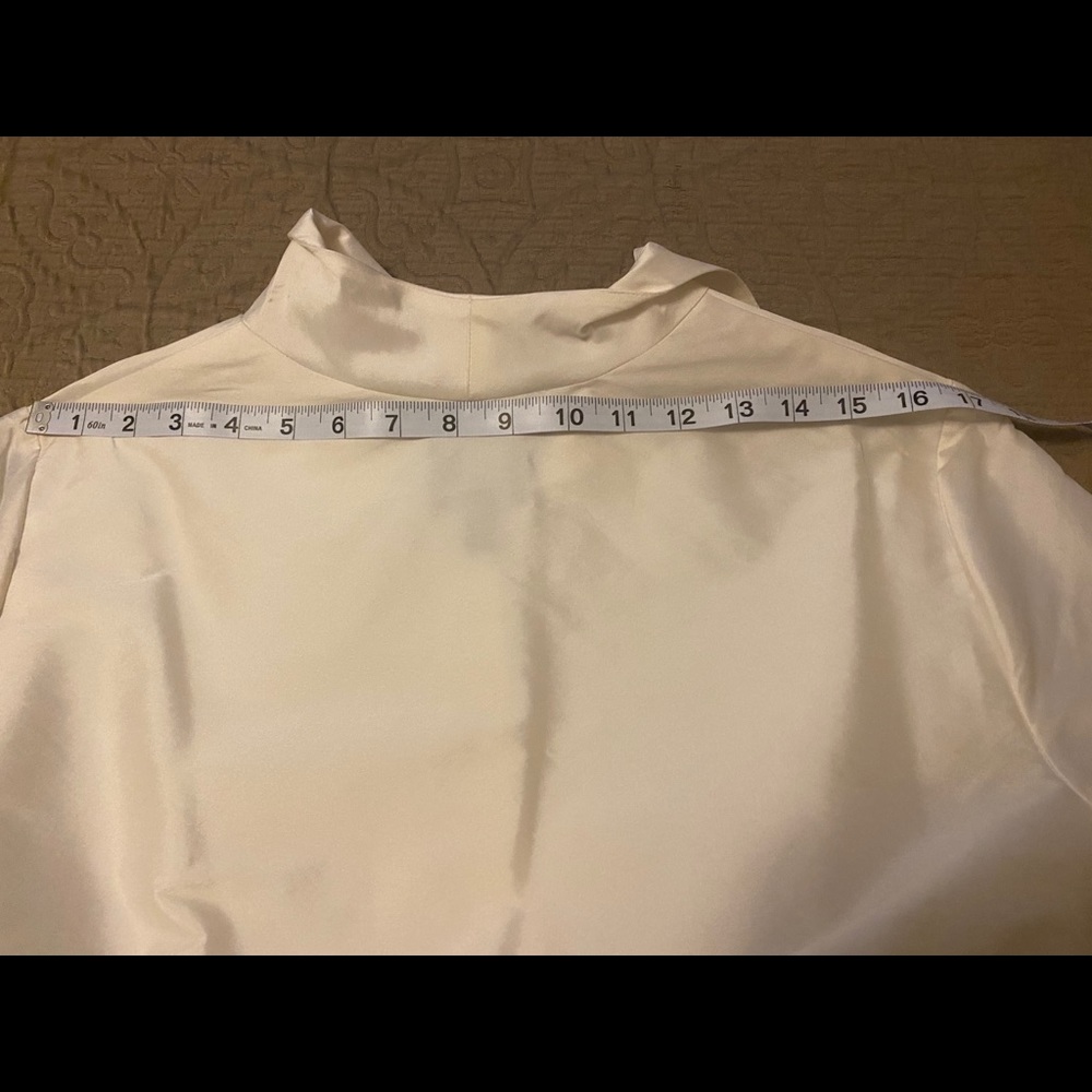 Adrianna Papell 16 Ivory and Black Two-Tone Maxi Dress - Picture 8 of 13